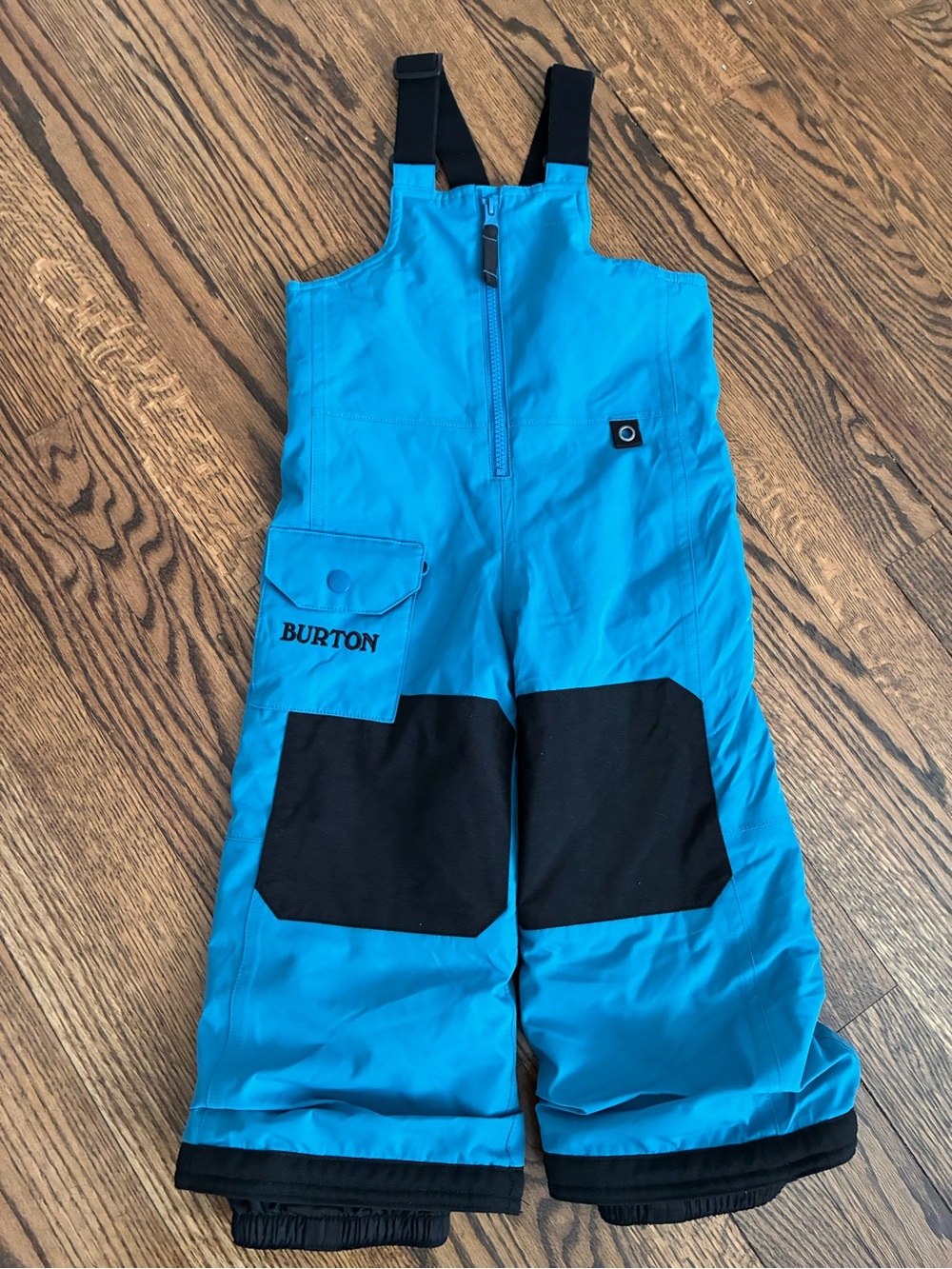 Burton toddler bib snow pants, blue, size 2T